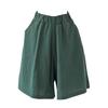 8XL Женские эластичные шорты однотонные шорты с карманами свободные шорты шорты для тренировок повседневные летние спортивные шорты удобные шорты