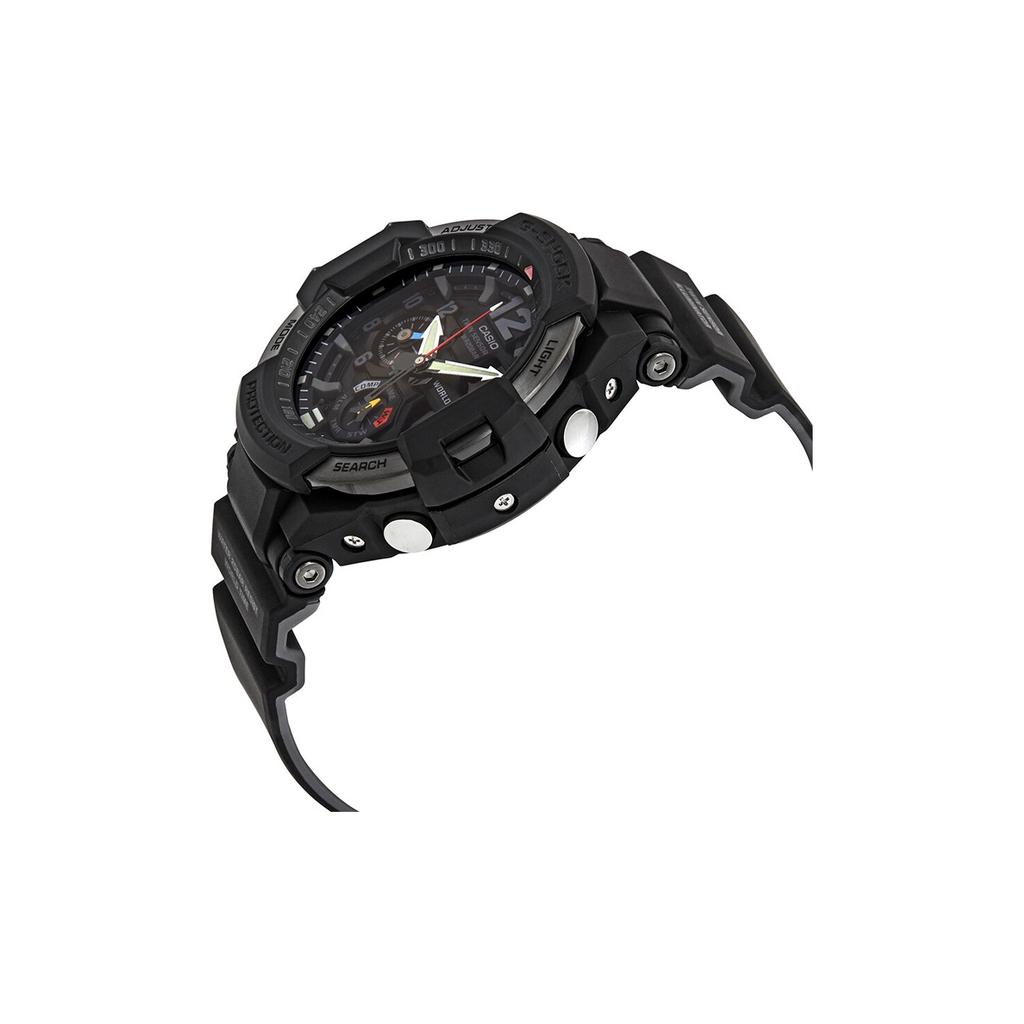 Casio G-Shock Серия Aviation Модные Ретро Классические Стрелочные Двойной Дисплей 3D Спортивные Водонепроницаемые Кварцевые Часы Мужские Часы Черные GA-1100-1A1