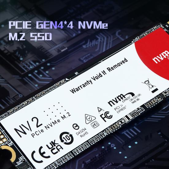 PCIe 4.0 M.2 NVMe SSD Speed Up To 7300MB/s Read 6800MB/s Write 64/128/256GB 3D NAND PC Laptop Desktop Computer Internal Gaming Solid State Drive