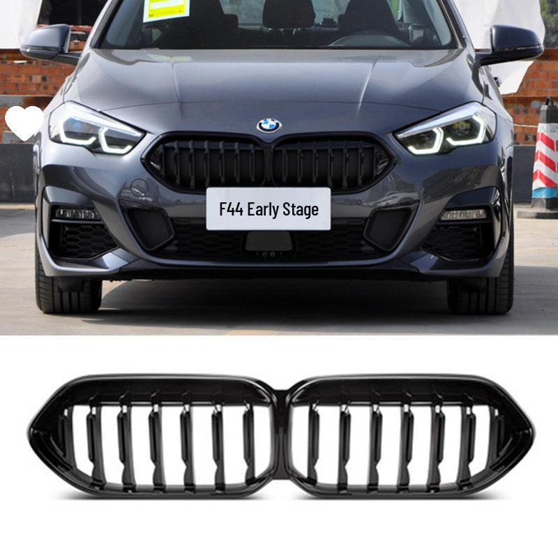 Совместимо с BMW 2 серии F44 2023 года: Передний сплиттер, Задний диффузор, Заднее антикрыло, Пороги, Решетка радиатора Night Black Комплект кузова 225 Fan.