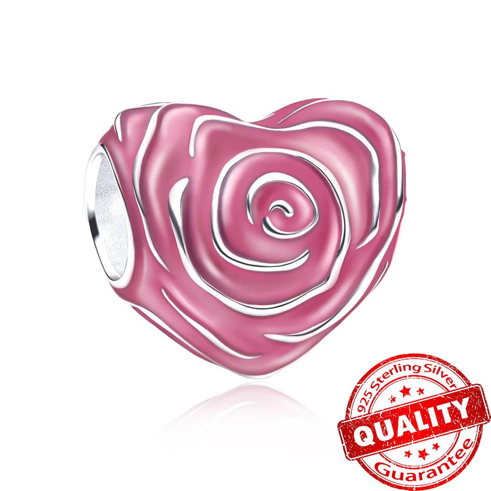 Precious Copper Sparkling Heart Double & Pavé Infinity Knot Dangle Charm Fits 3Mm Bracelet Diy Mother Birthday Gift