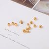 10/20Pcs Copper Plated Beads DIY Necklace Bracelet Earrings Making Supplies Jewelry Findings Components Accessories
