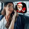 2PCS Cartoon Auto Head Protector Elastic Car Interior Decoration  Christmas Decoration