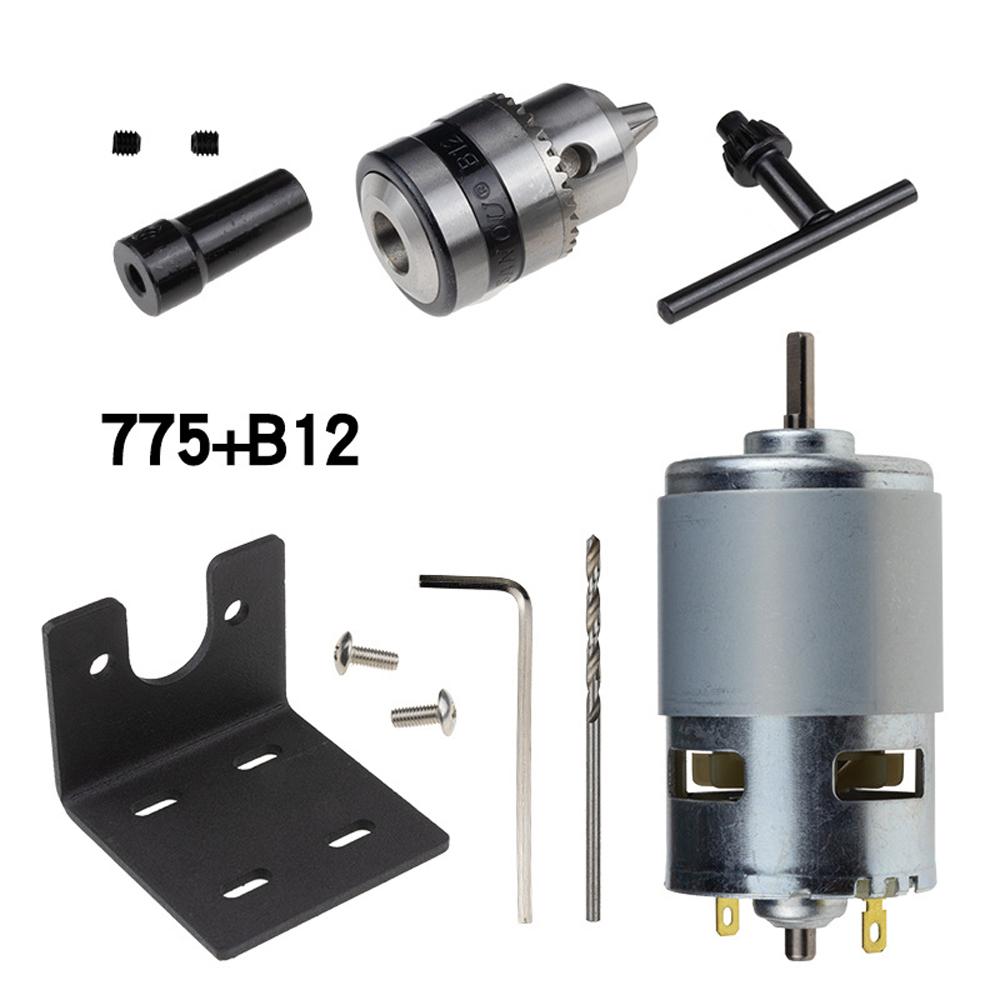 Двигатель 12-24 В постоянного тока 775, Макс. 10000 об/мин, шарикоподшипник, большой крутящий момент, электронный компонент, двигатель, высокая мощность