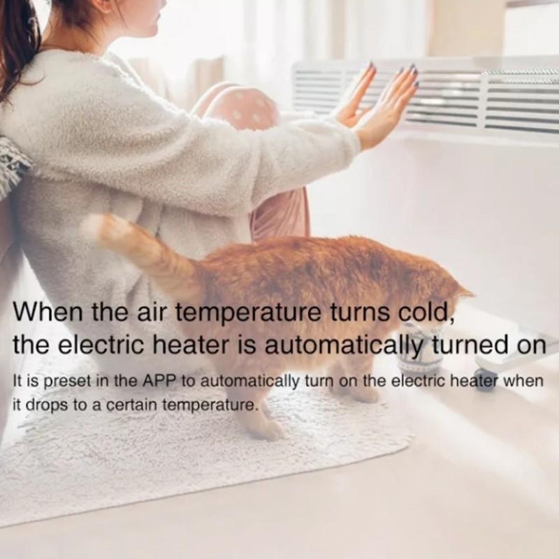 Tuya Smart Temperature and Humidity Sensor Battery Powered WiFi + Bluetooth Smart Home Hygrometer Thermometer Monitor