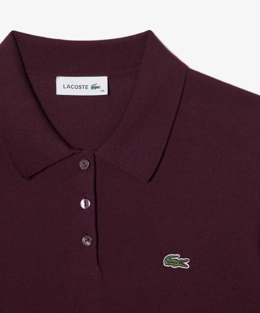 LACOSTE Women'S Soft Short Sleeve Sweater Polo Shirt Pf535E-56N 3Ke