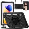 Rugged Case for Xiaomi Redmi Pad 2 Pro 2025 12.1" 25099RP13G 2509BRP2DG 360 Rotating Stand Heavy Duty Cover with Shoulder Strap