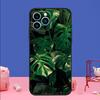 Leaves Monstera Green Phone Case For iPhone 17 Air 16 15 14 11 12 13 Pro Max 13 mini 15 16 Plus 16e Bumper Cover