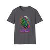Unisex Softstyle T-Shirt Rainbow Revenant Skeleton Unicorn Lightning Halloween