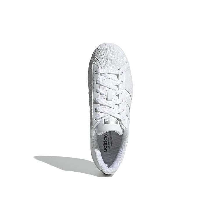 adidas Originals Superstar Скейтбордические кроссовки Женские Низкие Белый/Серый GX2168