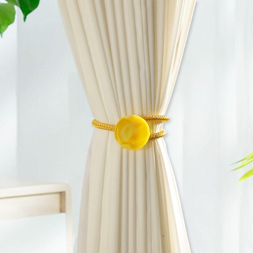 Universal Window Curtain Buckles No Punching Curtain Rope Holders New Curtain Tieback Home Decor