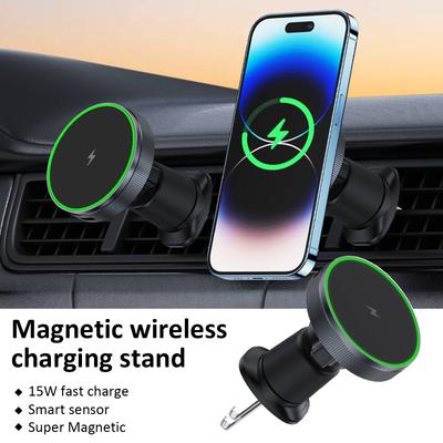 Автомобильное зарядное устройство для телефона Magsafe 15 14 13 Держатель для зарядки телефона Автомобильное крепление на вентиляционную решетку Беспроводная зарядная подставка Держатель