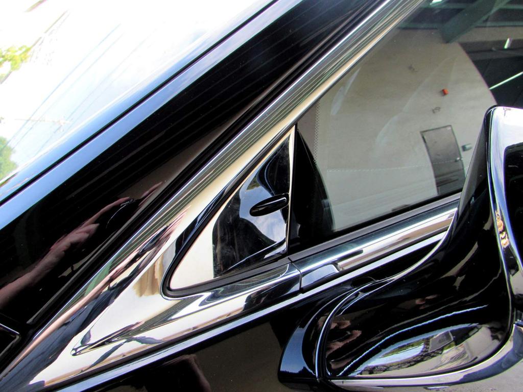 BRIGHTZ Finish Stainless Steel Pillar Panels for and GVF55 Visor Ultra-Mirror (8-Piece Set) LS500h, GVF50, (No Required) [PIL-SIL-408] (Part Number