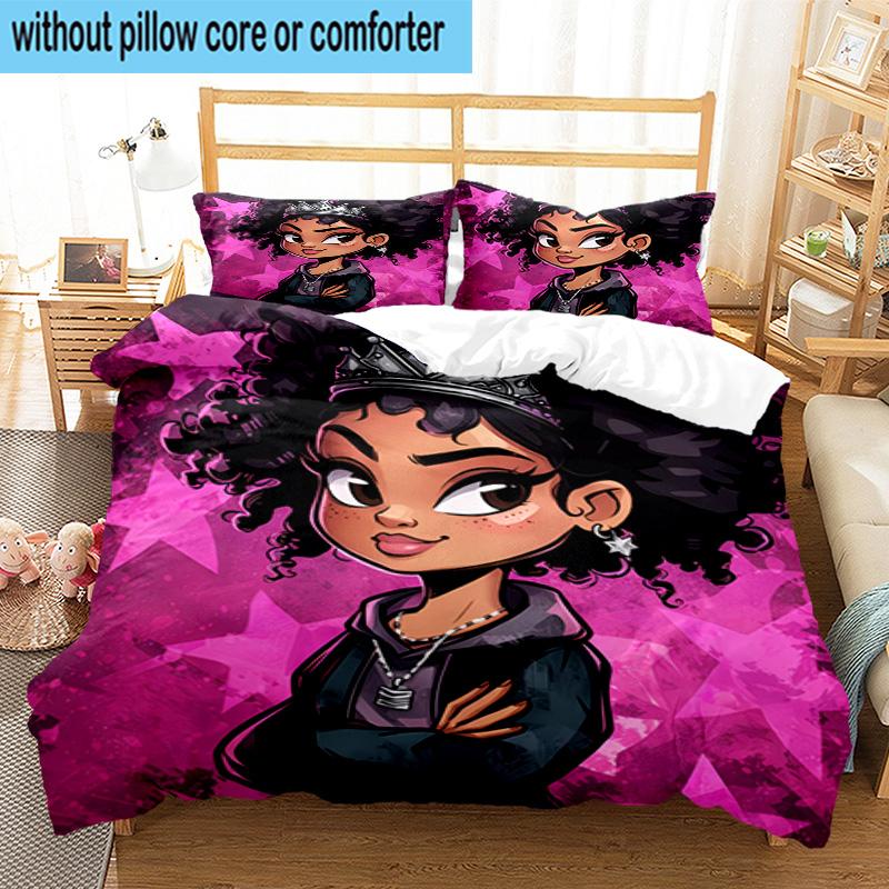 Royal Butterfly Princess Dreams 3pcs Bedding,Including 1pc Duvet Cover And 2pcs Pillowcases Perfect for Christmas,Ideal for Bedroom, Dormitory