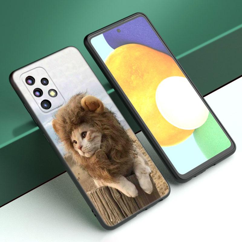 Чехол для телефона Lion Alpha Male Cub для Samsung A04 A21 A30 A50 A52 S A13 A14 A22 A23 A32 A53 A73 5G A11 A12 A31 A33 A51 A70 A71 A72