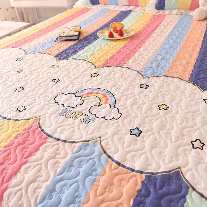 Чехол на кровать в Корейском стиле в стиле принцессы, противоскользящий утолщенный чехол на кровать с татами, моющийся чехол на кровать круглый год