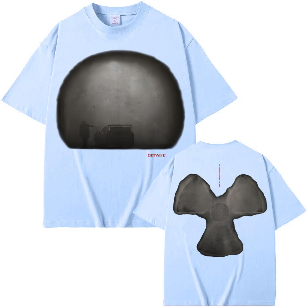 OCTANE TUNNEL TEE 2026 Рэпер Дон Толивер Хлопковая футболка в стиле Харадзюку Винтажная с рукавами Удобные топы