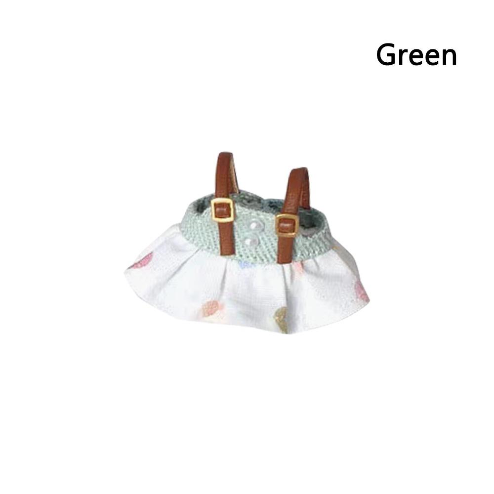 Джинсовая юбка на лямках ручной работы Детские игрушки для кукол BJD 1/12 / для кукол OB11 1/11 / для куклы GSC YMY