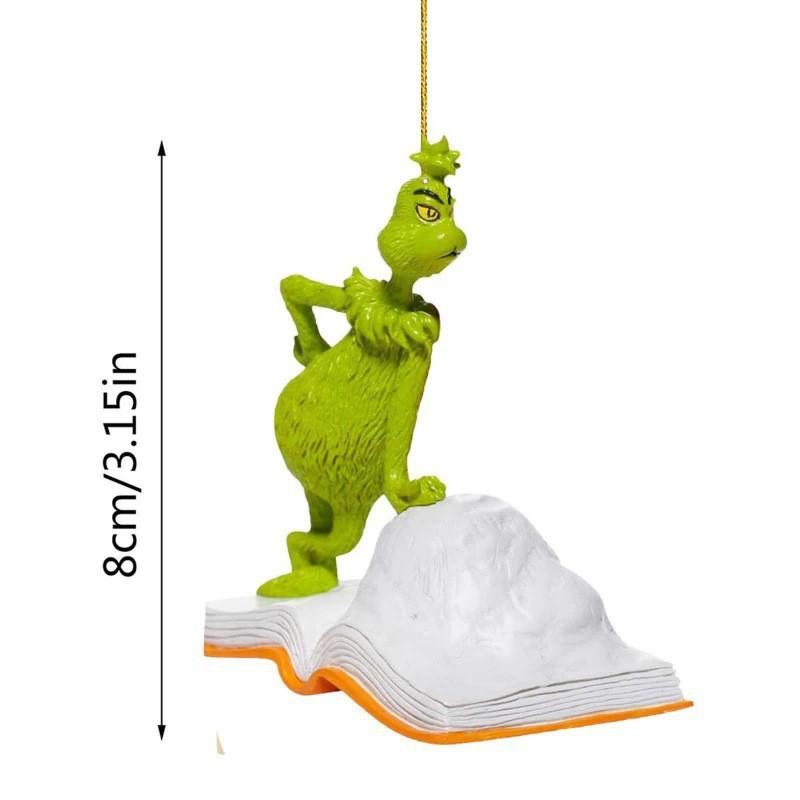 How The Grinch Stole Christmas Car Ornament With Acrylic Material For Holiday Decor