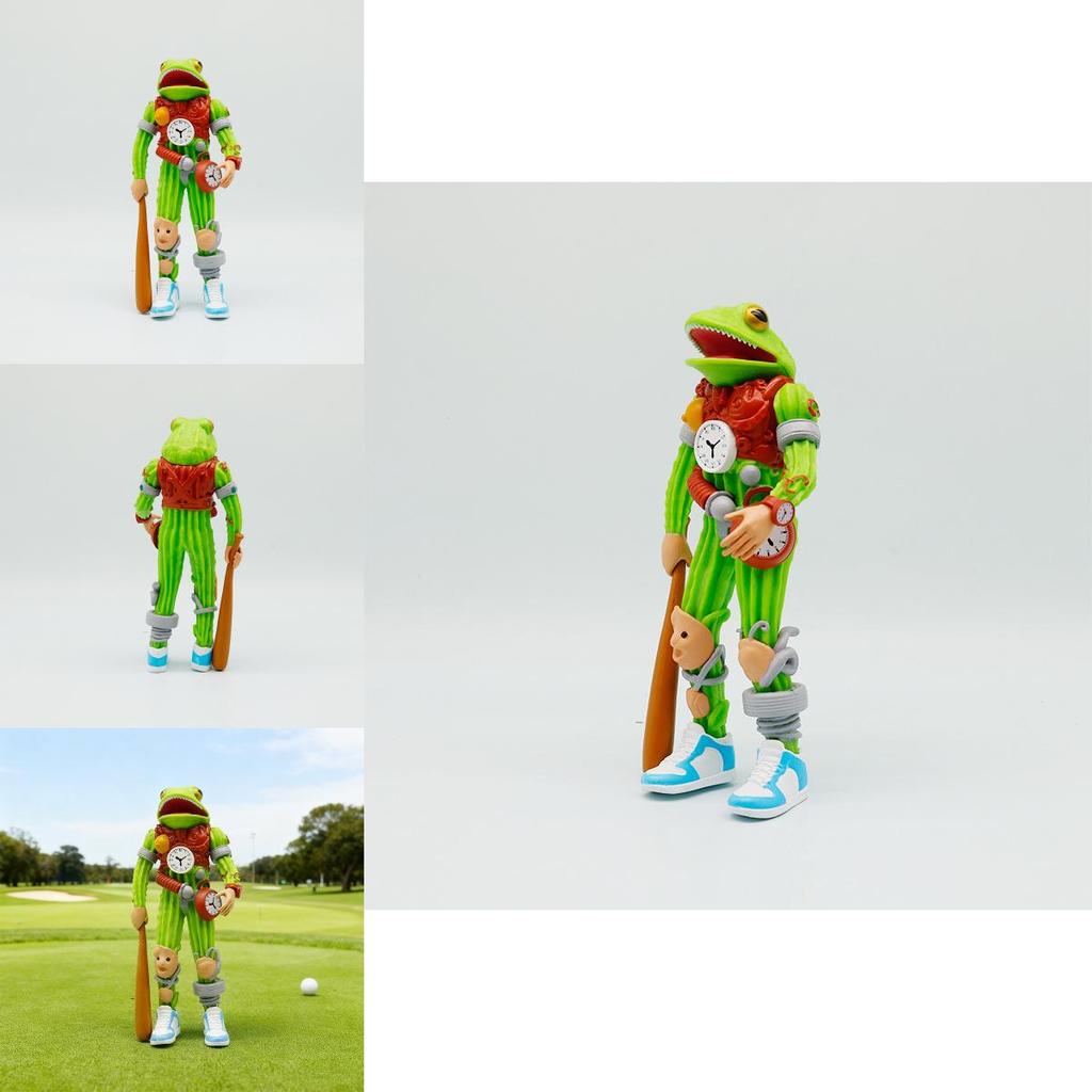 Итальянский Бред Аль Кактус Часы Фьюжн Монстр ПВХ Игрушка с Дизайном Кроссовки для Декора Детской Игровой Комнаты