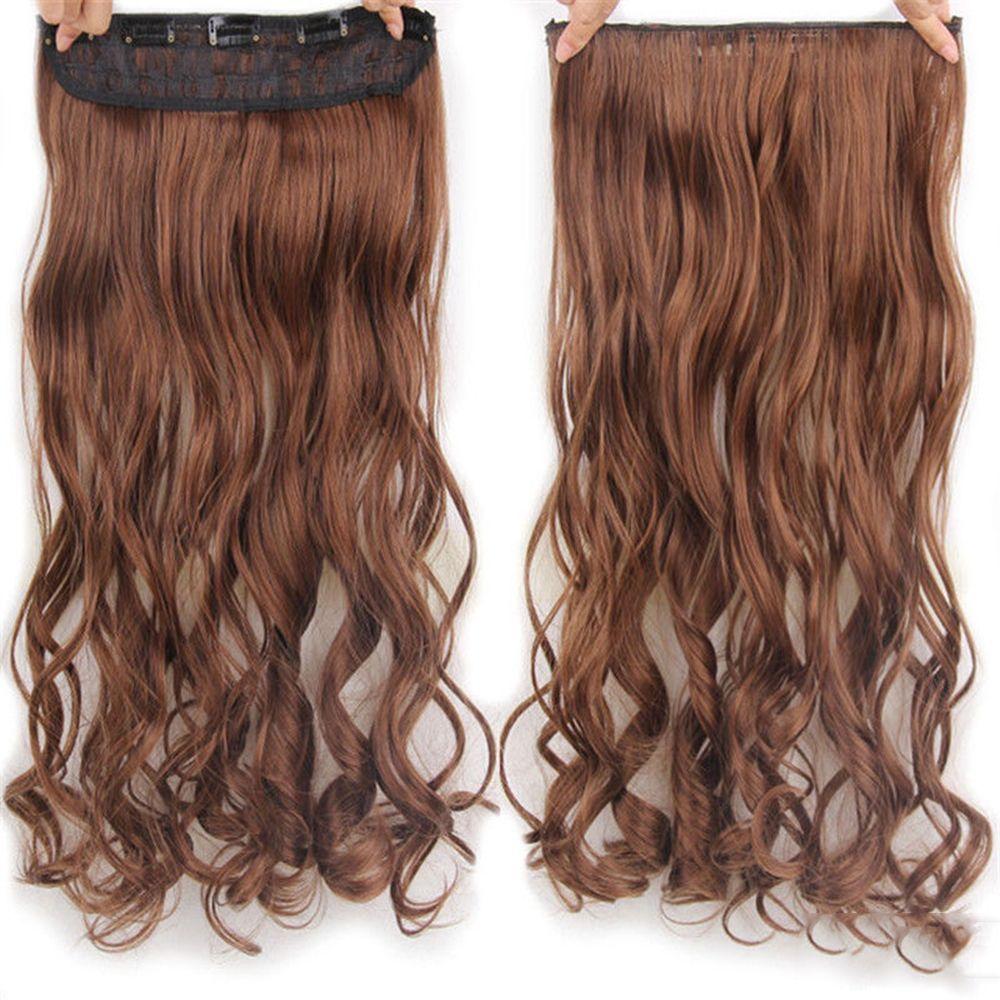 Heat Resistant Synthetic Hair Natural Full Head Curly Hair for Women Lady Hairpiece Hair Extensions
