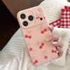 Креативный чехол для телефона с бантом и вишней для iPhone 16, iPhone 17 и iPhone 17 Pro Max