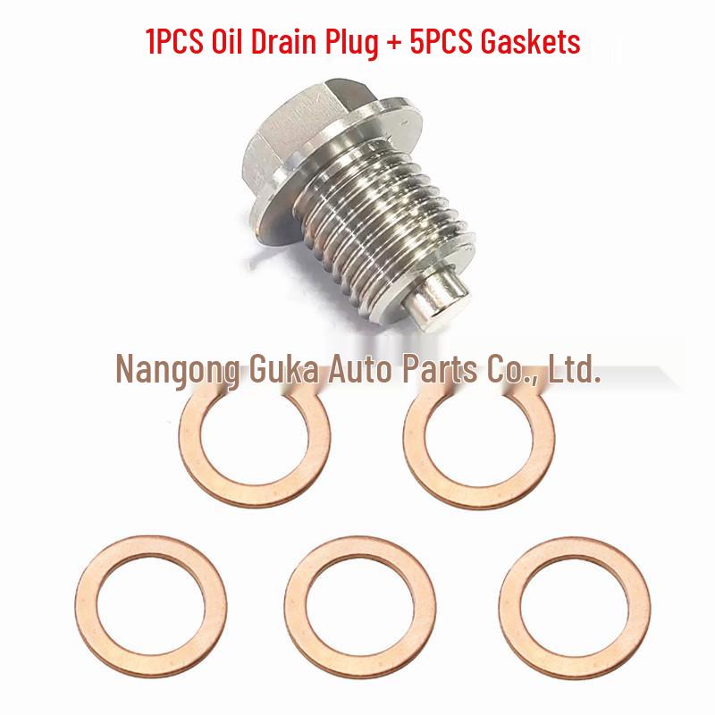 Магнитная пробка сливного отверстия масла M14 x 1.5 для Honda, Ford, Hyundai, Mazda - Сильный магнитный болт поддона картера