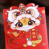 6pcs Chinese Style Chinese New Year Red Pocket Good Lucky Red Packets  Spring Festival Supplies