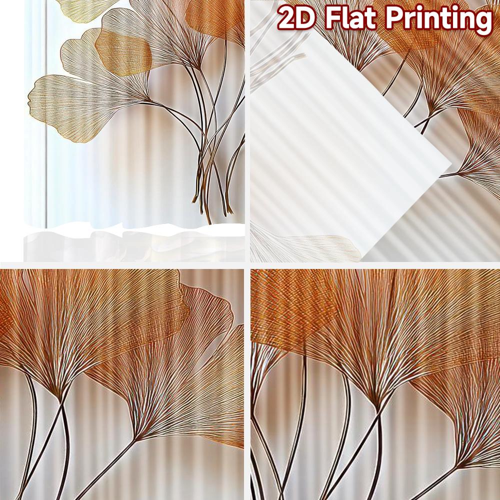 2D плочный фотофон Гобелен Листья гинкго 100% полиэстер Праздничные фоны Идеально для Подходит для помещений и