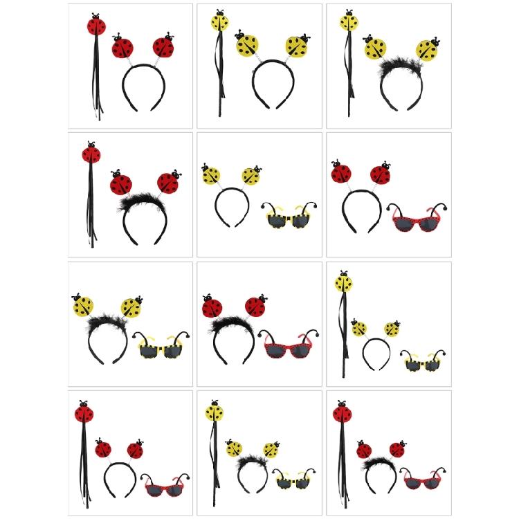 Аксессуары для костюма божьей коровки Костюмы божьей коровки Костюм божьей коровки на Хэллоуин Наряд на Хэллоуин Косплей Реквизит Взрослый Ребенок