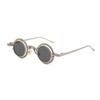 Retro Round Metal High-end Sunglasses for Men and Women Fashion Trendy Sunscreen Outdoor Sunshade UV Resistant Glasses