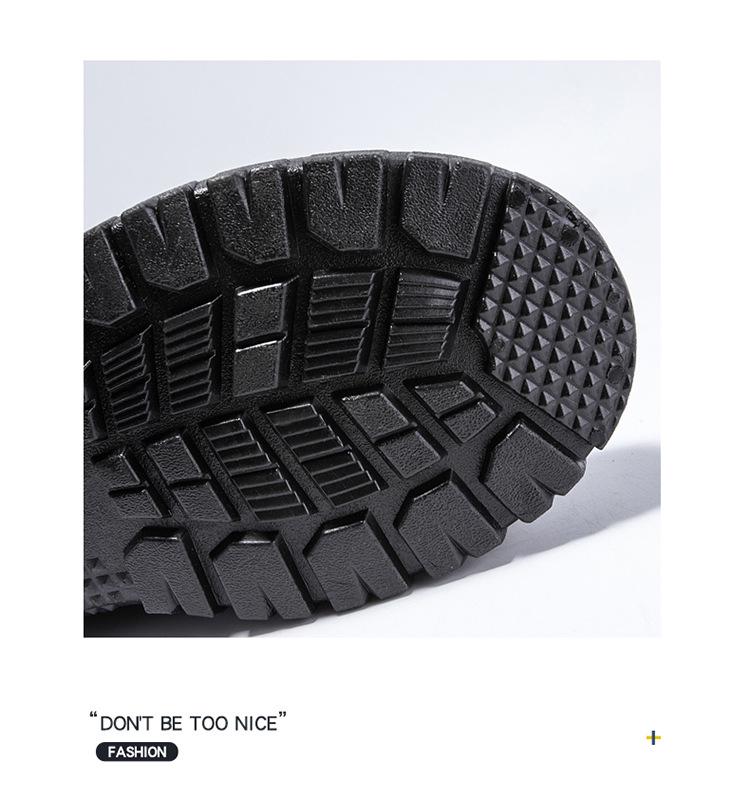 Men's 45CM High Work Rain Boots: Durable, Non-Slip, Waterproof, Thick-Soled for Construction