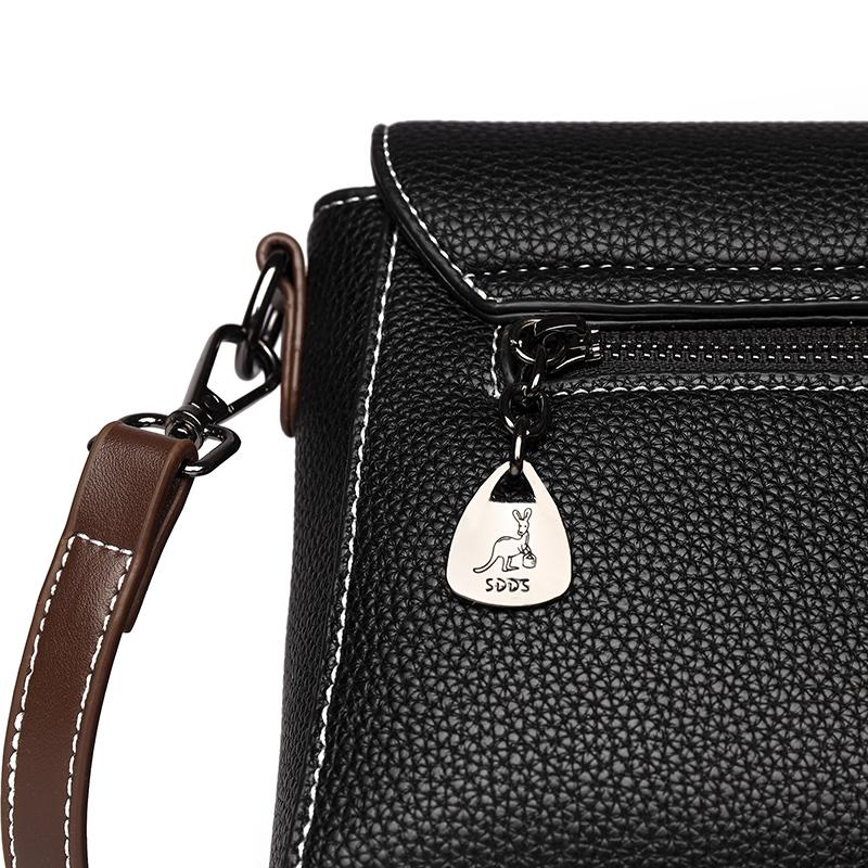 Маленькая сумка через плечо, основная женская сумка-тоут из 100% натуральной кожи, однотонная женская сумка-клатч на 2023 год, сумка через плечо