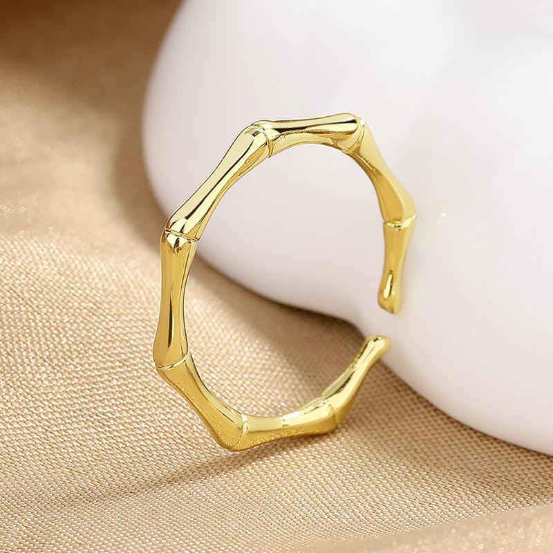 925 Sterling Silver Ring Open Adjustable Silver/Gold for Women Exquisite Student Girlfriend Jewelry Accessories Wedding Party