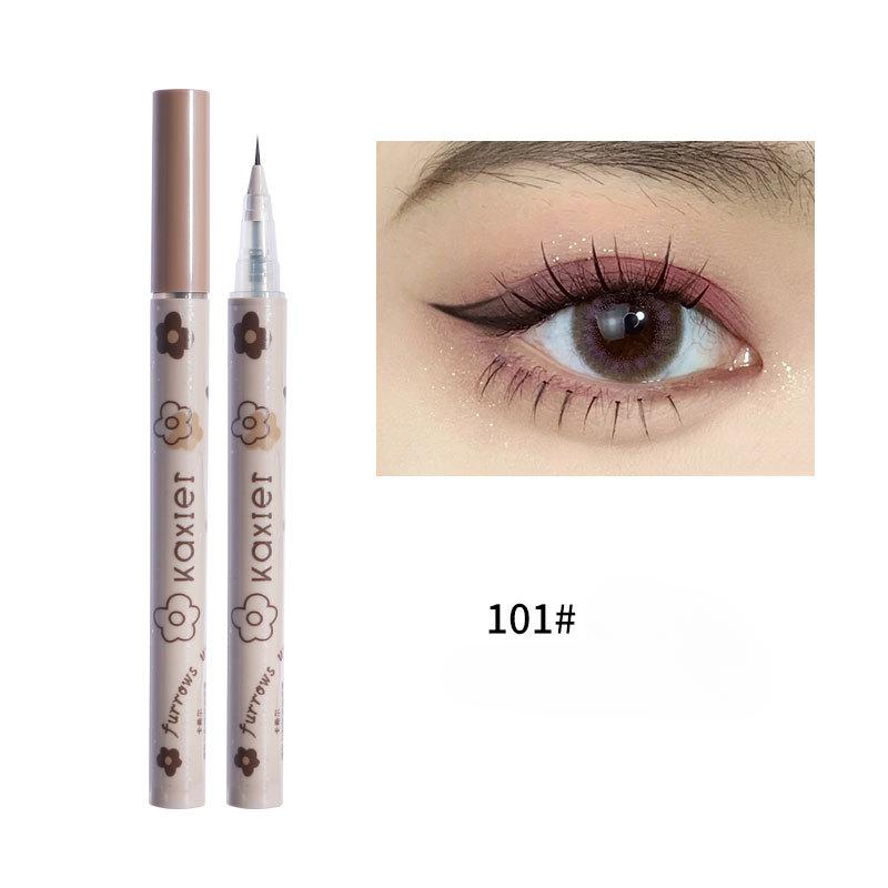 Жидкая подводка для глаз, ультратонкая, долговечная, 02 мм, простая в использовании ручка для подводки глаз для начинающих.