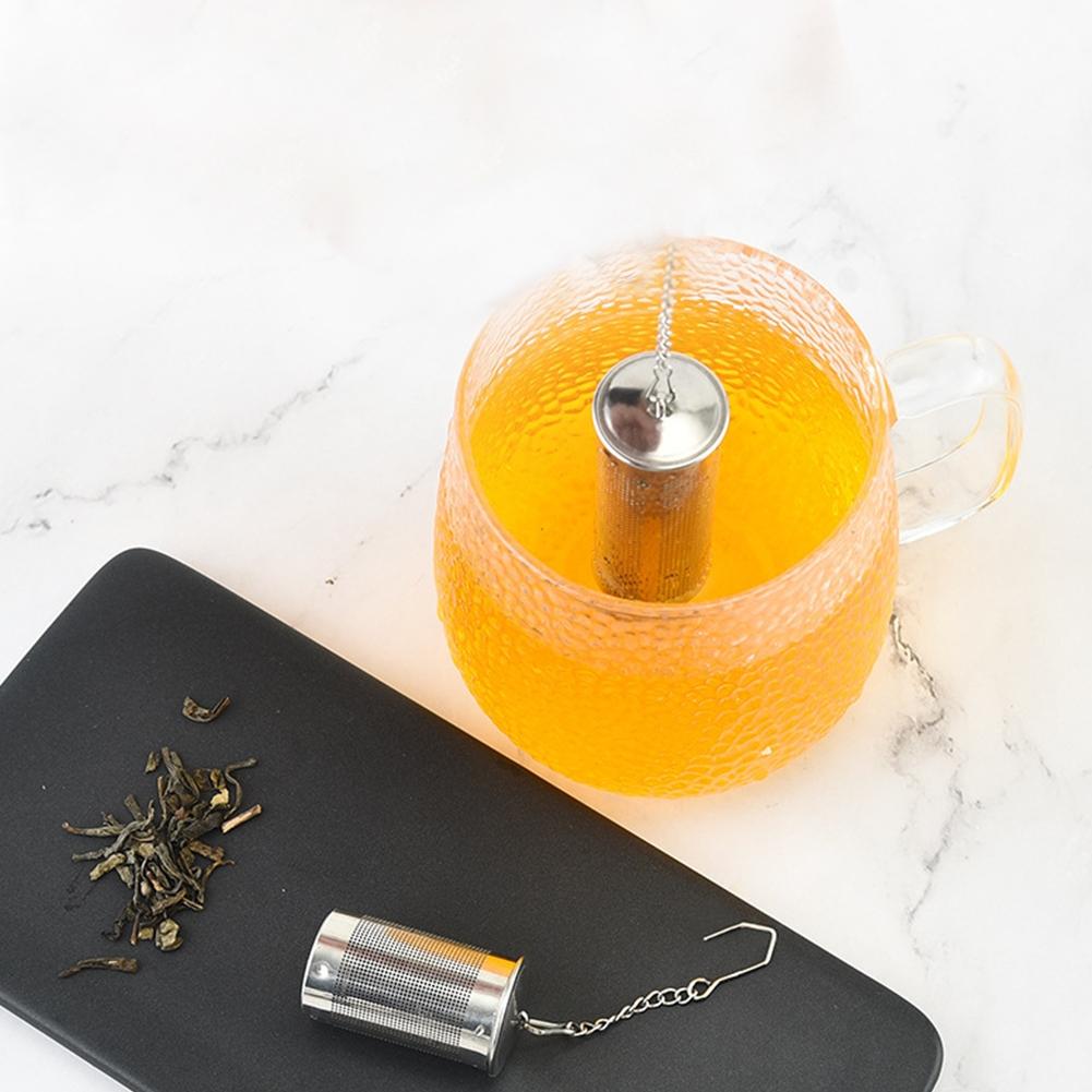 Tea Ball Strainer Stainless Steel Mesh Filter Infuser with Chain and Hook