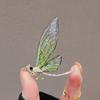 Green Violet 2 Color Niche Design Senior Sense Dragonfly Brooch Light Luxury Suit Pin Personality Fashion Corsage Accessories