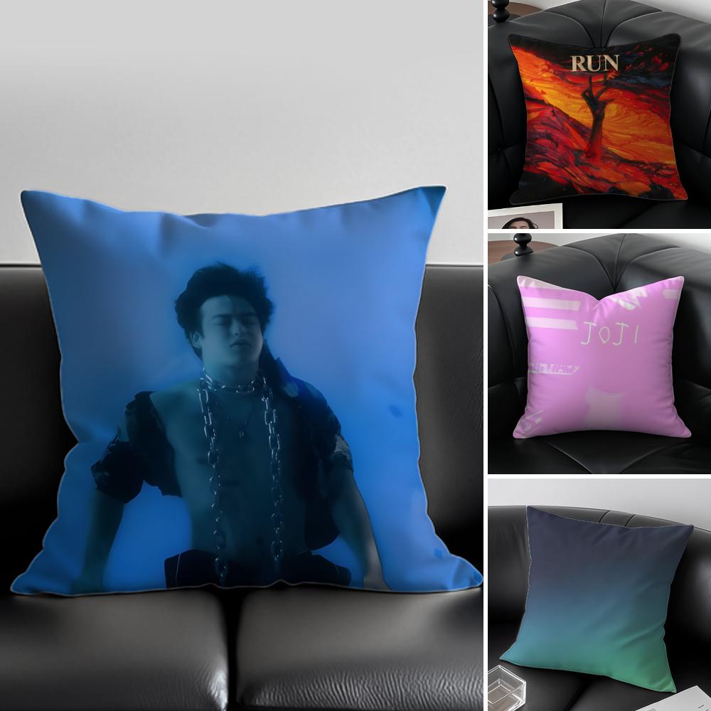 JJoji Album cover Cushion Cover Pillow Case Antidustmite Invisible zipper silky plush cushion