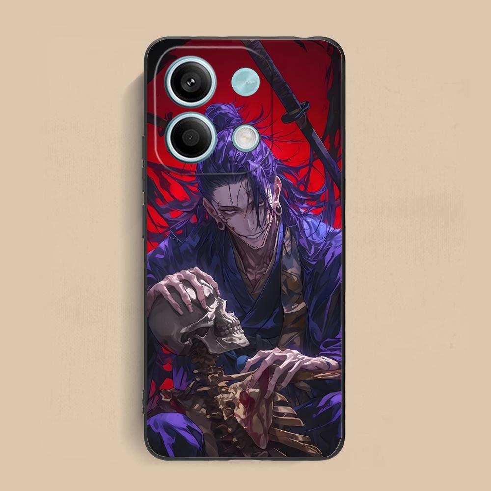 Чехол для телефона Jujutsu Kaisen Geto Suguru для Xiaomi Redmi Note 14 13 12 11 S Pro Plus 4G 5G Цветной печатный чехол Роскошный Красивый