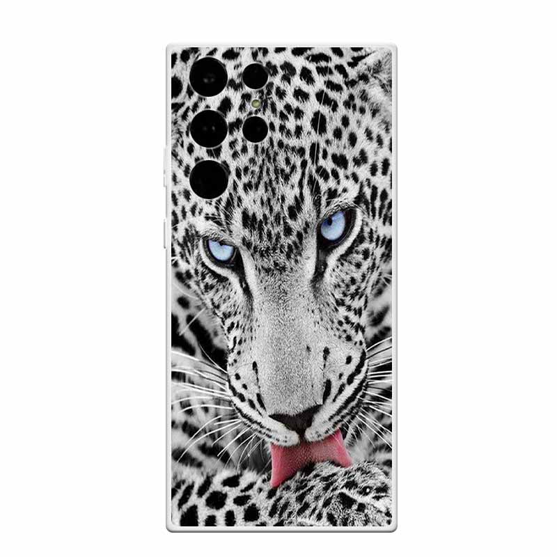Clear Soft Case for Samsung S23 Ultra Silicone TPU Phone Back Cover for Samsung Galaxy S23 Samsung S23 Transparent Animal Coque