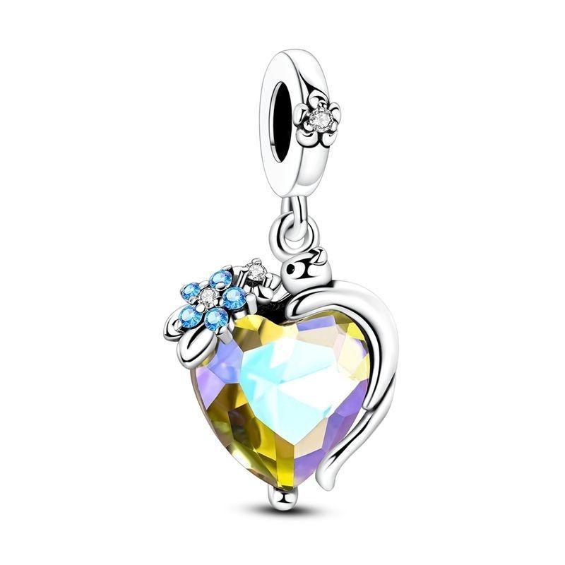 Animal Charms Copper Bear Rabbit Dog Panda Elephant Pig Kapibala Beads Pendants Fit Bracelet Diy Fine Jewelry Gift