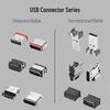 Разъем USB 3.1 Type-C, 12-контактный, штыревой, для поверхностного монтажа (SMT), длина 13,18 мм