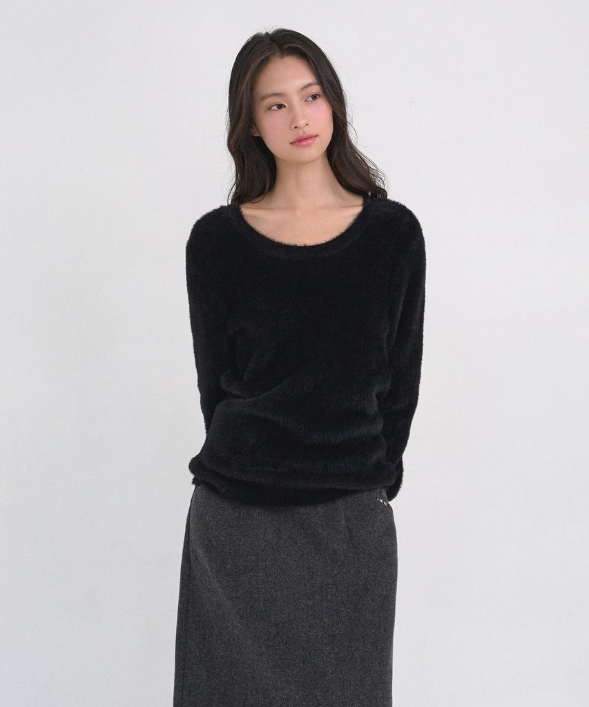 MICANE Powdery U-Neck Knit