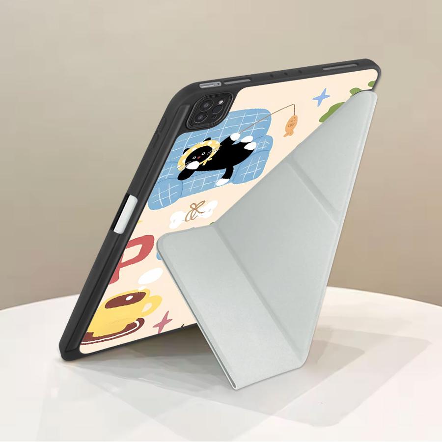 Чехол-подставка для планшета iPad Pro 2025 Mini 6 7 Pro 11-го 10-го 9-го 8-го 7-го 12,9 дюйма Air 4 5 M3 M2 1 2 M4 11 дюймов Расслабленный