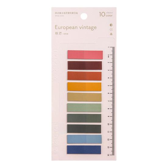 Index Tab Self-Adhesive Waterproof PET Writable Sticky Index Labels Notes File Page Flags School Supplies