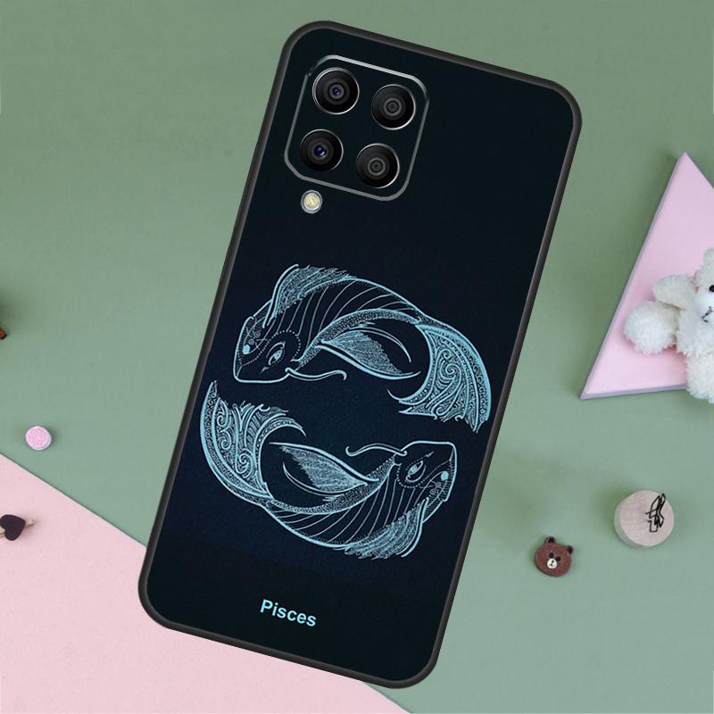 Знак зодиака для чехла Samsung Galaxy M35 M55 M15 M12 M13 M14 M34 M54 M33 M53 M21 M31 M11 M32 M52 M06 M16