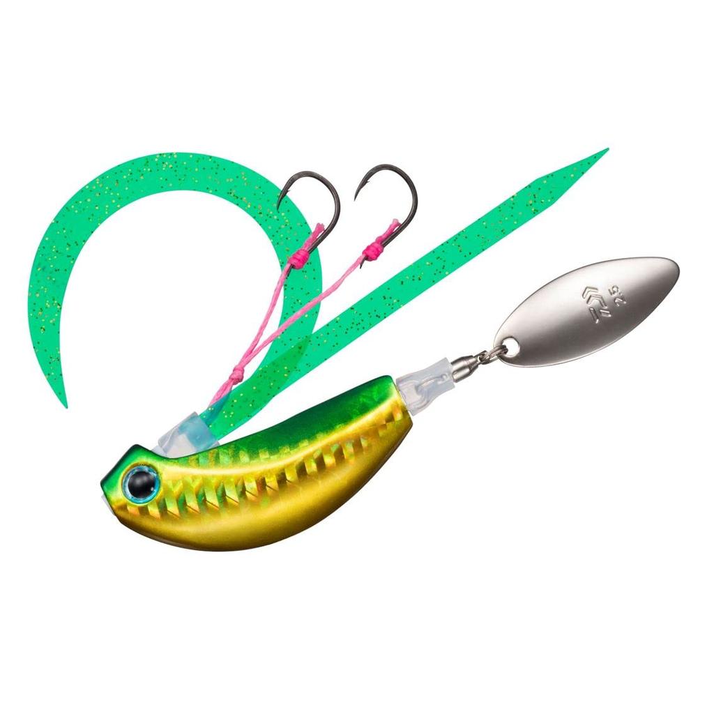 Daiwa Tai Rubber Red Fang Blade Breaker Tamakami 45g PH Green Gold