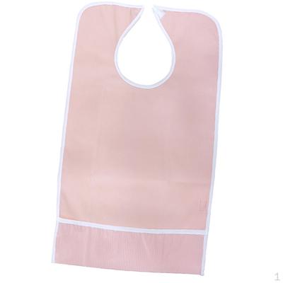 Большой водонепроницаемый нагрудник для еды для взрослых, одежда для инвалидов, защита для обеденного повара, чистая многоразовая одежда Wioe