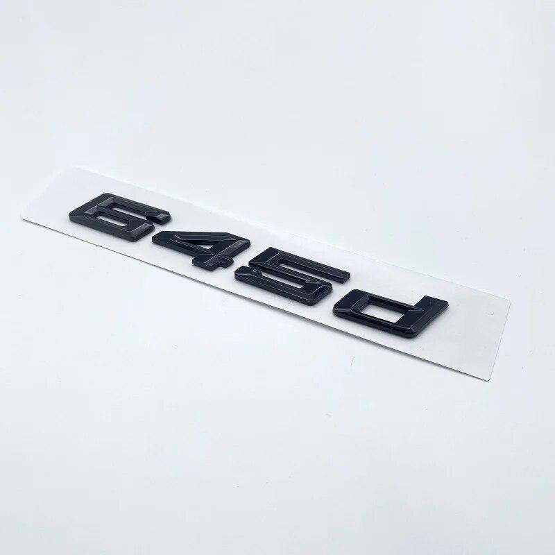 New Numbers Letters 620d 625d 628d 630d 635d 640d 645d 650d ABS Emblem for BMW 6 Series Car Trunk E63 E64 F06 F12 Logo Sticker