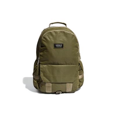 Оригинальный нейлоновый рюкзак обычного размера унисекс зеленый Adidas H22697